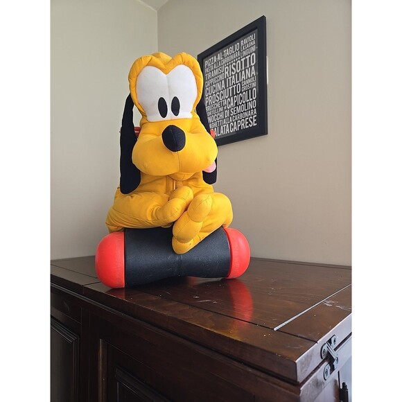 Vintage Little Tikes Pluto Dog Ride On Toy Disney Rare Find Great Condition - Picture 5 of 7